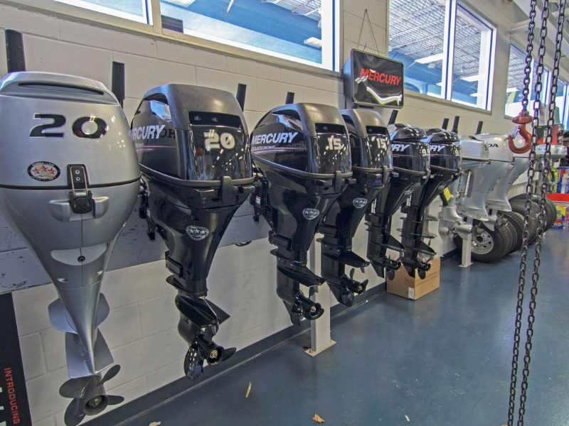 Parts department inside view